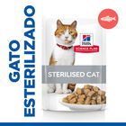 Hill's Science Plan Sterilized Young Adult Salmón sobre para gatos, , large image number null